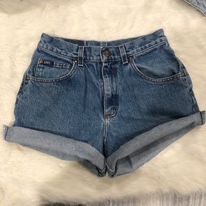 High waisted shorts